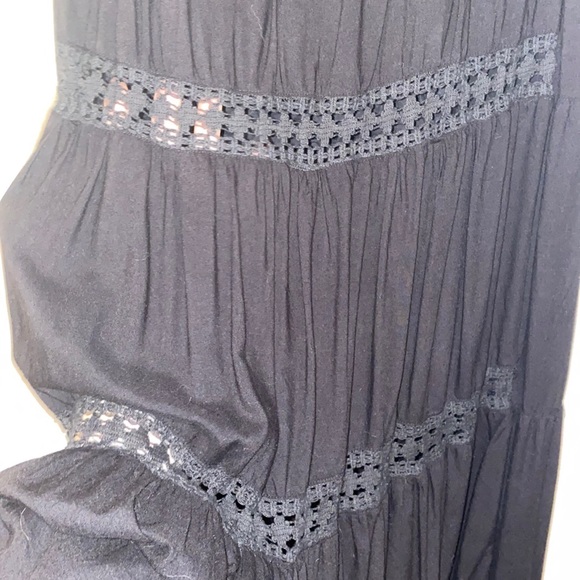 Black boho maxi dress - Picture 2 of 5
